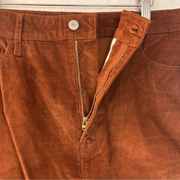 Old Navy Camel brown flared legs Corduroy Pants size 12 Women - Picture 10 of 12